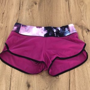 Lululemon Speed shorts w/ built in liner